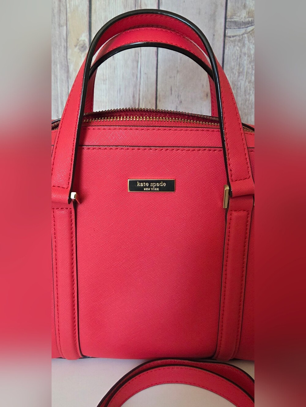 kate spade Cora leather satchel with detachable strap - Picture 9 of 16